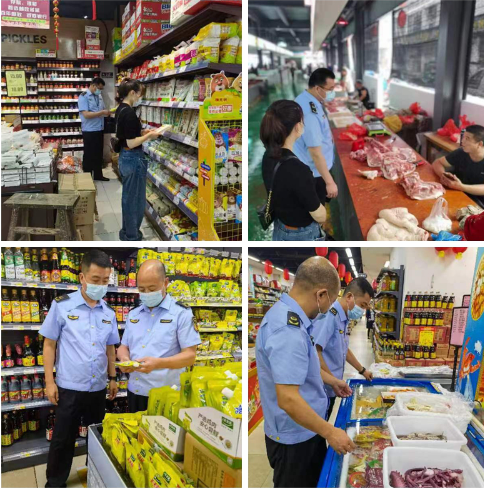 江西省玉山县市场监管局组织开展食品安全整治行动
